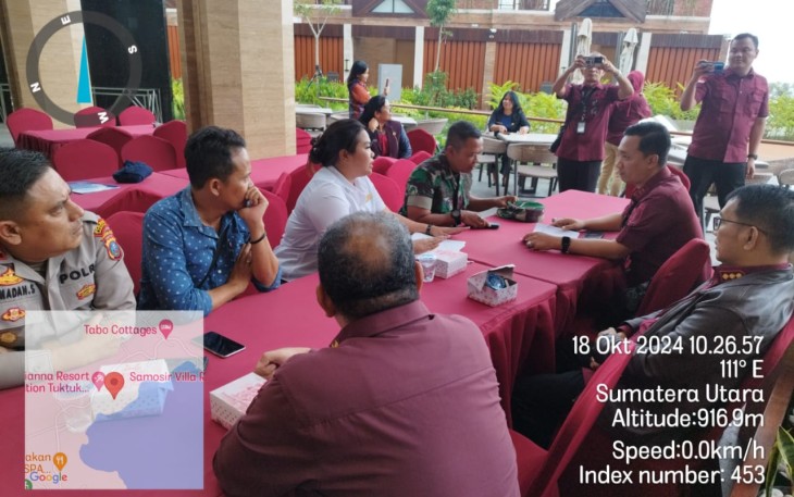 Kanwil Kemenkumham Sumut Hadi Rakor Timpora 