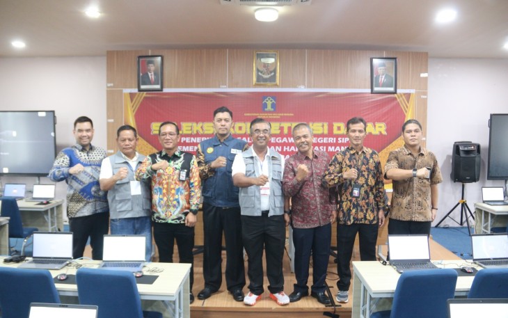 Pelaksanaan SKD CPNS Kemenkumham Sumut Resmi Dibuka Kakanwil Agung Krisna
