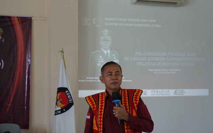 Kanwil Kemenkumham Sumut Hadiri Bimbingan Teknis Pelaksanaan Penyusunan DPTb