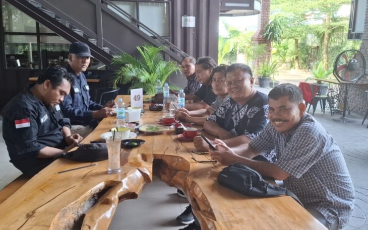 Wartawan Unit Kanwil Kemenkumham Sumut Bahas Agenda Kerja Usai Bertemu Karutan Labuhan Deli