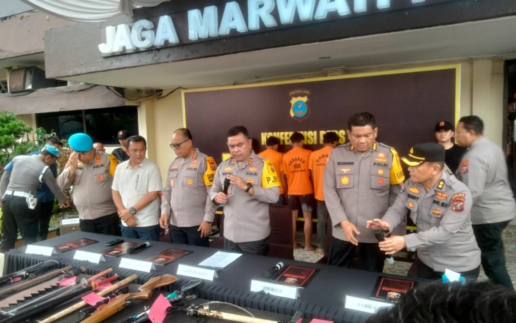 URC Anti Begal Reskrim Polrestabes Medan Tembak Ketua Geng Motor.