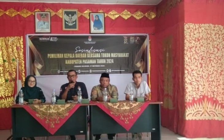 KPU Pasaman Gandeng Tokoh Masyarakat Sosialisasikan Pilkada Tahun 2024 