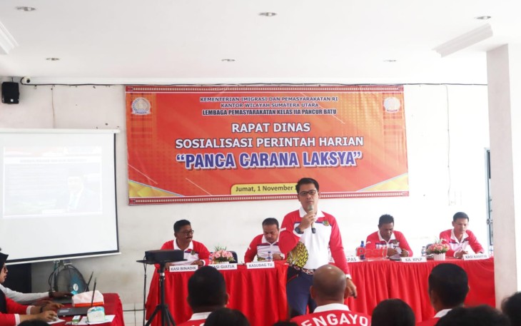 Lapas Pancur Batu Siap Mendukung Tupoksi Pemasyarakatan dan Memastikan "Panca Carana Laksya"