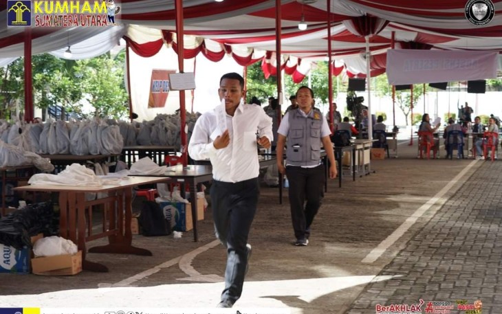 Peserta Seleksi SKD Hadir Tepat Waktu.