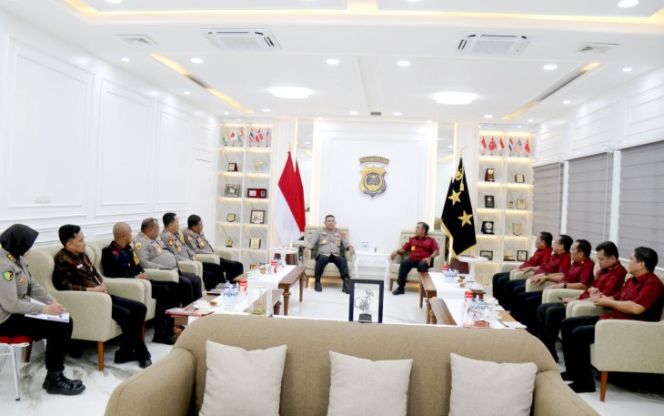 Sinergi dan Soliditas antar Lembaga Penegak Hukum Kakanwil Kunker ke Poldasu.