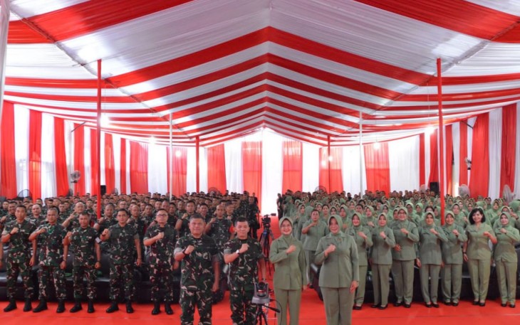 Pangdam I/BB Lakukan Kunjungan Kerja ke Markas Korem 032/Wirabraja Kota Padang.