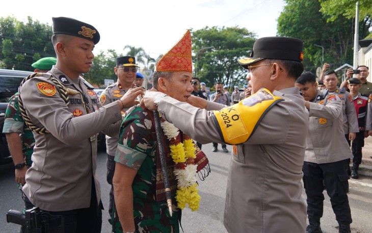 Pangdam I/BB Lakukan Kunjungan Silaturahmi Ke Markas Polda Sumbar