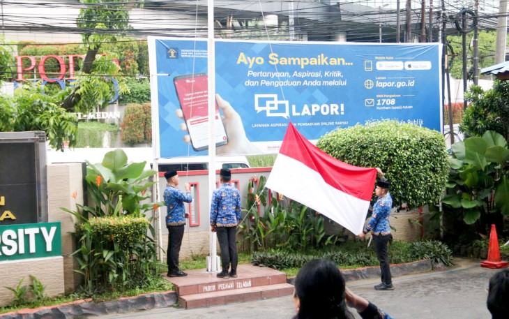 Kanwil Kemenkumham Sumut Gelar Upacara Peringatan Hari Pahlawan Nasional 10 November Tahun 2024