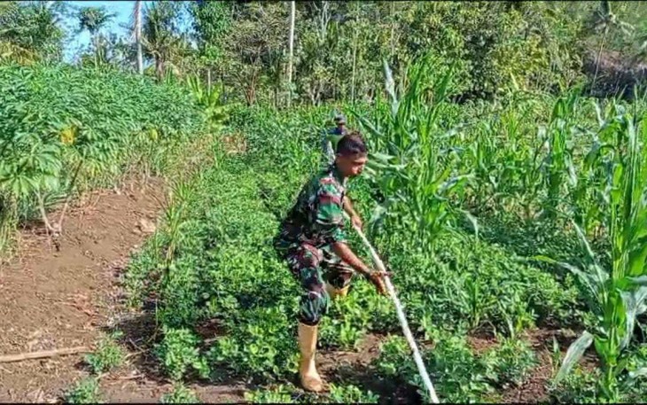 Bantu pengairan petani wilayah desa binaan 