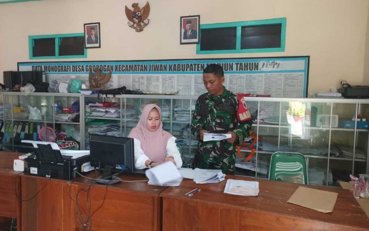 Pendataan warga desa di wilayah 