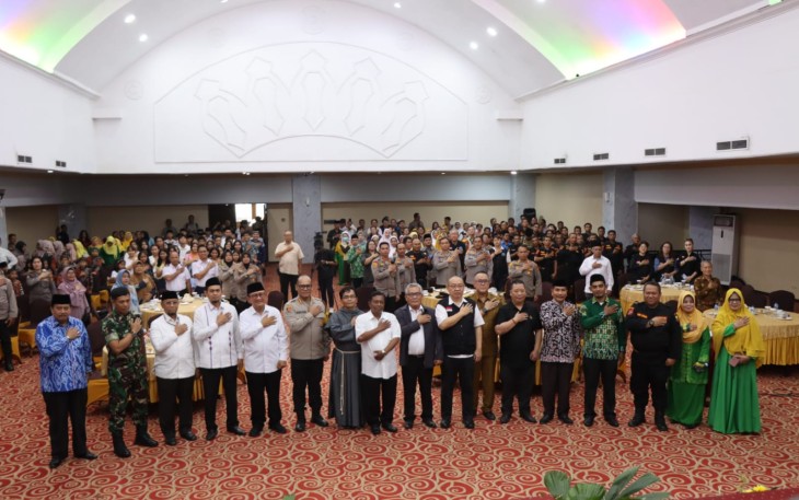 Doa Bersama Pilkada Damai Dihadiri Kapolrestabes Medan.