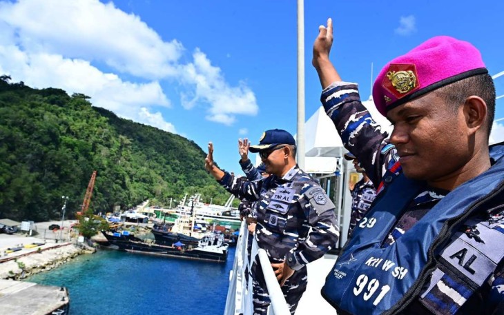 Satgas Port Visit 2024 menuju Papua New Guinea 