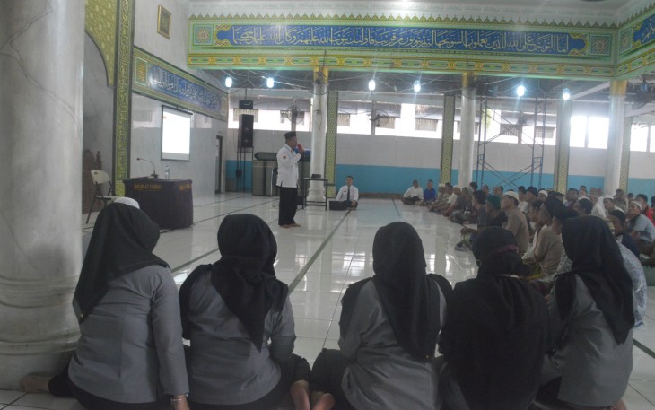 Dihadiri Petugas dan Warga Binaan, Lapas Kelas I Medan Gelar Ceramah Pembinaan Spiritual.