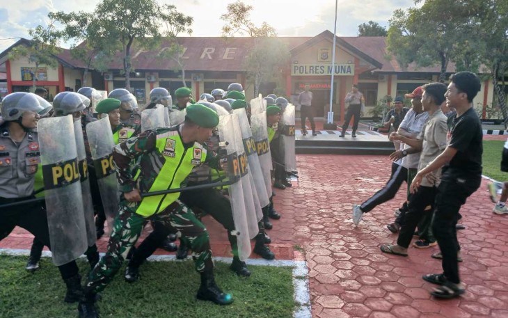 Latihan PHH prajurit Kodim 1416/Muna