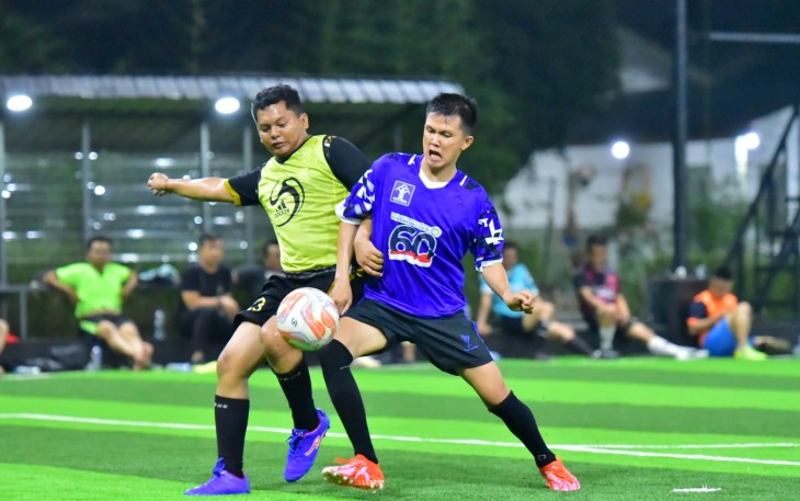 Lapas Kelas I Medan Melaksanakan Kegiatan Fun Mini Soccer.