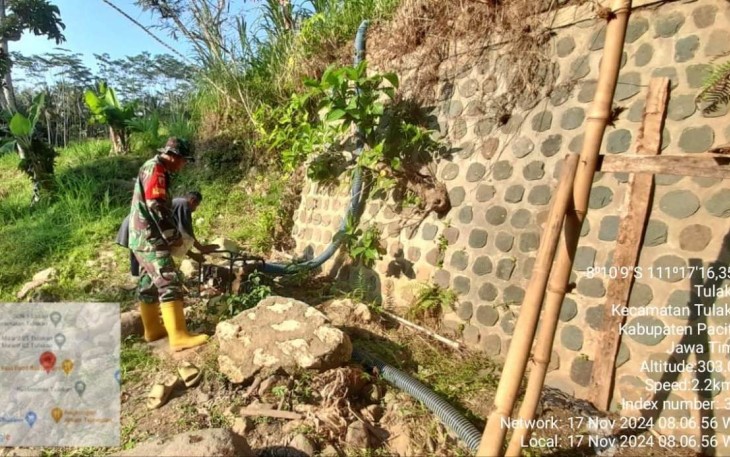 Pompanisasi aliri persawahan petani wilayah binaan 