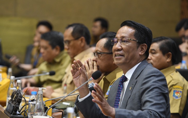 Menkum RI Sampaikan Komitmen Pemerintah.
