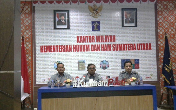 Kemenkumham Sumut Hadir Secara Virtual.