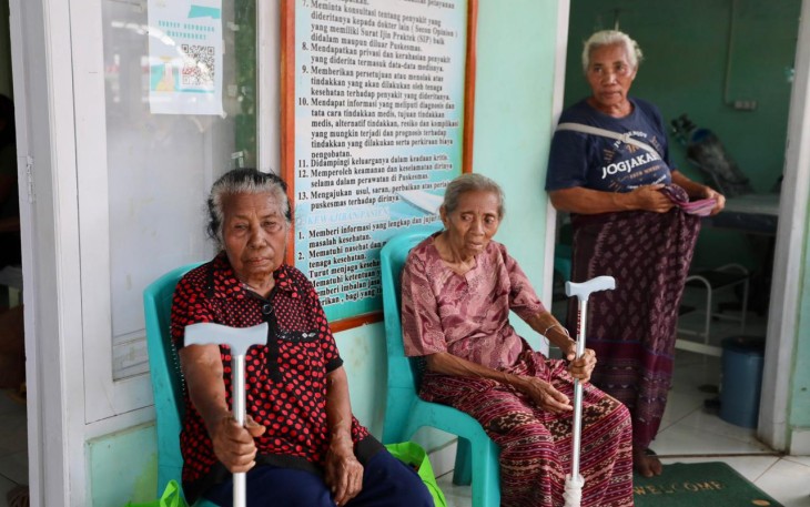 Posko kelompok rentan penyintas Lewotobi 