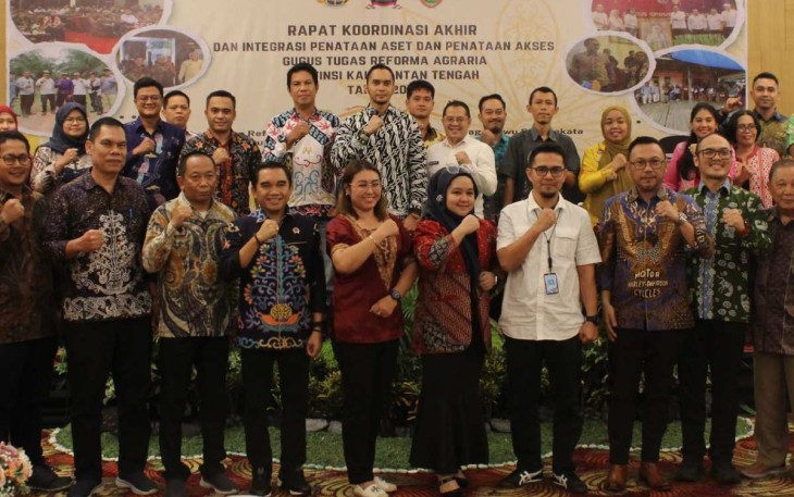 Rakor GTRA Pemprov Kalimantan Tengah di Aquarius Boutique Hotel, Palangka Raya, Rabu (20/11)