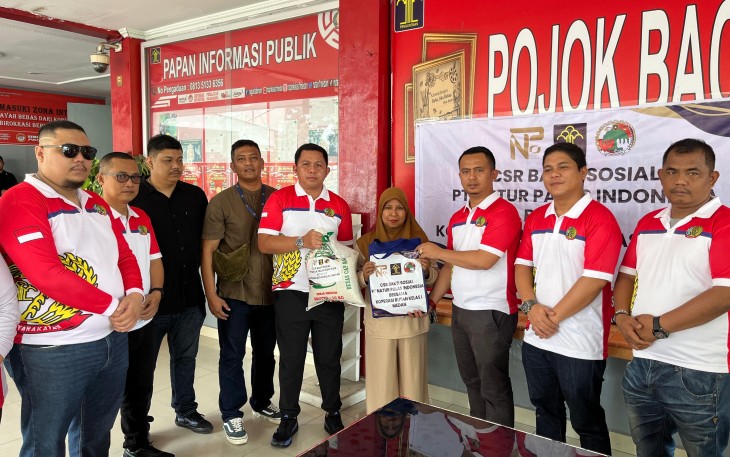 Rutan Kelas I Medan Gelar Bakti Sosial kepada Keluarga Warga Binaan Berupa Paket Sembako.