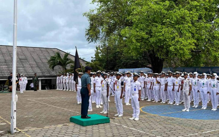 Upacara pelantikan Taruna-Taruni SMK Negeri 4 Cilegon 