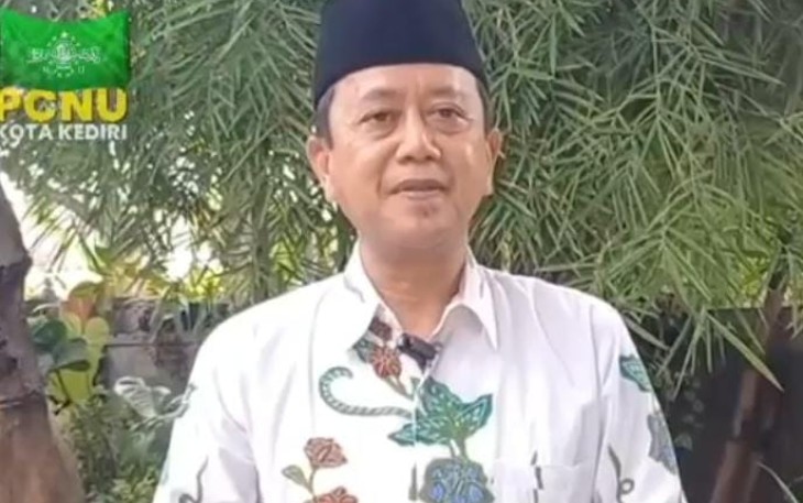 Ketua PCNU Kota Kediri KH Abu Bakar Abdul Jalil