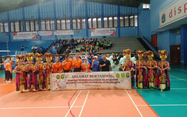 Turnamen bola voli putri peradilan
