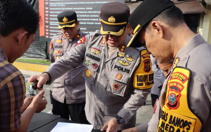 Wakapolrestabes Medan Jelaskan Penggunaan Senjata Api.