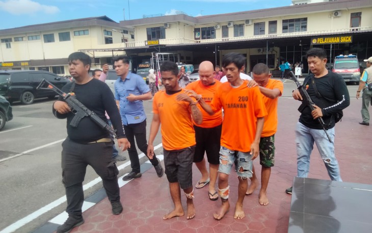 Polrestabes Medan Ungkap Kasus Curat di Sejumlah TKP.