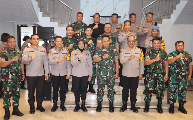 Kapolrestabes Terima Kunjungan Pangdam I/BB