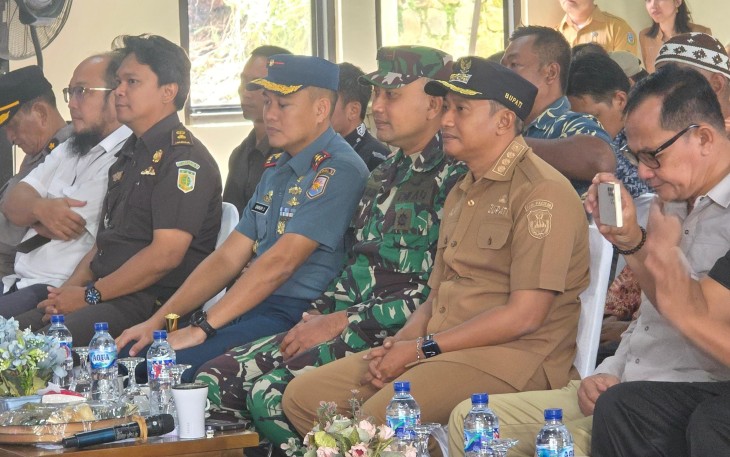Dandim 0801/Pacitan Hadiri Undangan Peresmian Proyek di Kabupaten Pacitan 