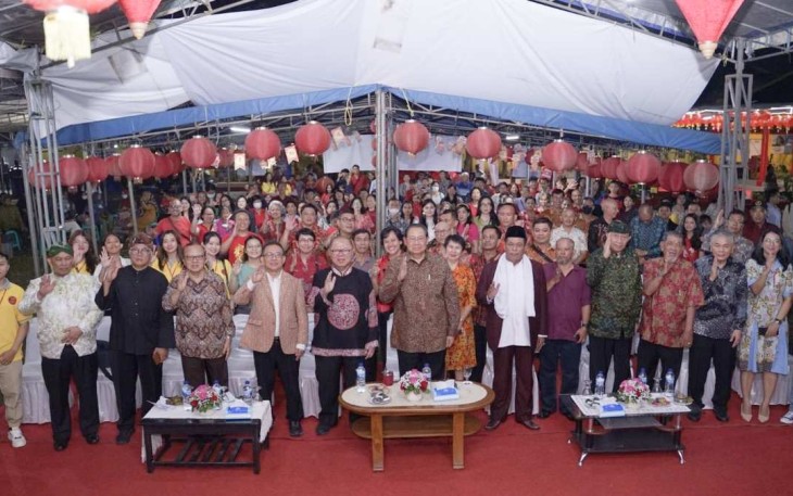 Doa Kebersamaan Imlek 2575 Kongzili Tokoh Lintas Agama, Depok, Sabtu (10/2)
