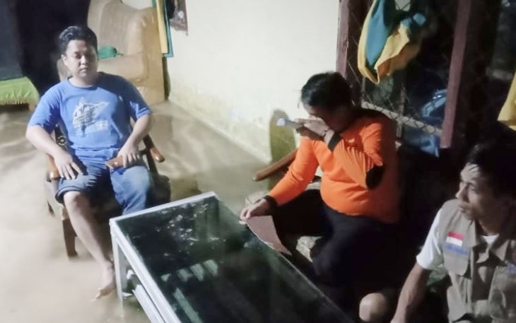 Kondisi rumah warga yang terendam banjir di Kabupaten Kepahiang, Provinsi Bengkulu. Senin (8/4)