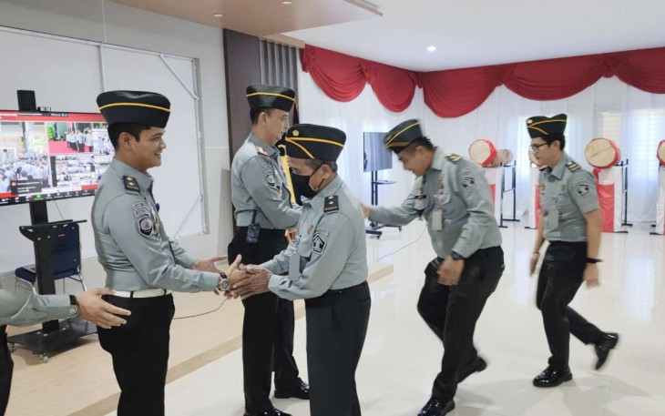Halalbihalal pegawai Lapas Cilegon, Selasa (16/4)