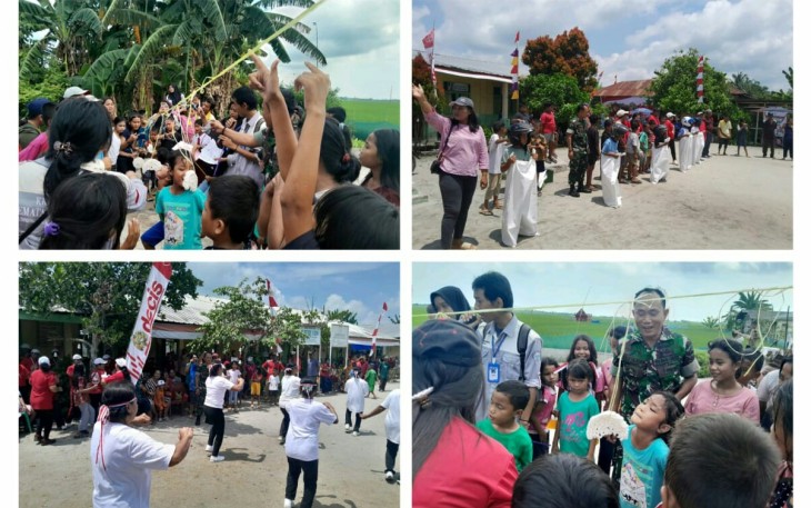 Semarak HUT RI ke-79 di Lokasi TMMD Berlangsung Hingga Hari Minggu