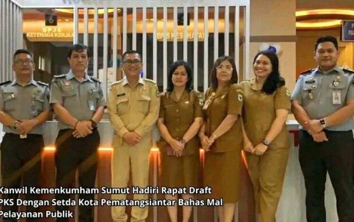 Kanwil Kemenkumham Lakukan Pertemuan Bersama Dinas DPMPTSP Bahas Rencana Kerja