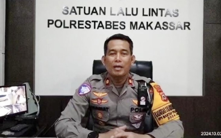 Kasatlantas Polrestabes Makassar Kompol Rahmat Mamat