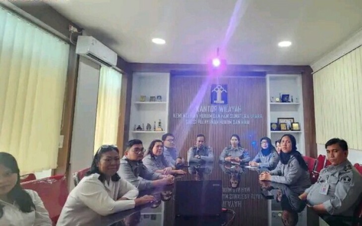 Kemenkumham Sumut Hadir Dalam Webinar.