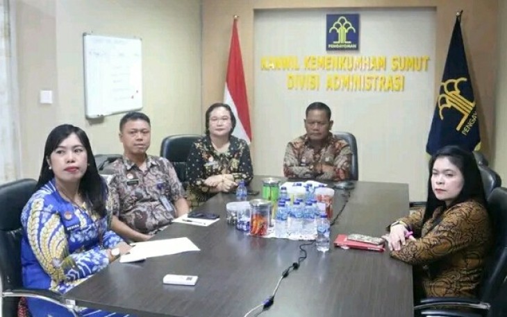 Kanwil Kemenkumham Ikuti Sosialisasi Pencapaian Target Kinerja Tahun 2024.