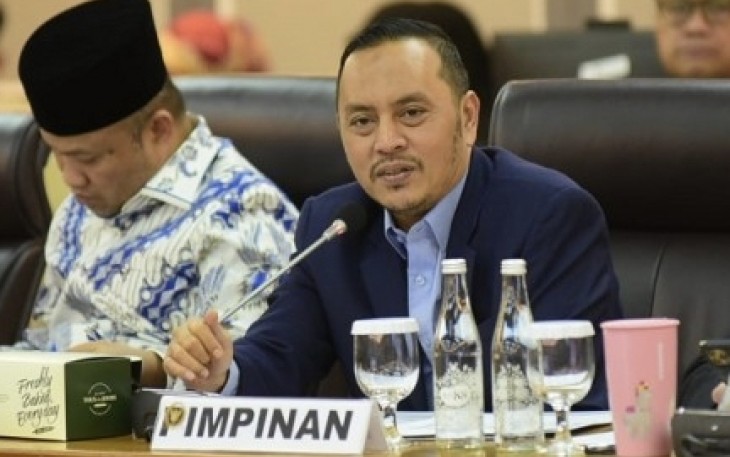 Ketua Komisi XIII DPR RI Willy Aditya di Ruang Rapat Komisi XIII, Gedung Nusantara II, DPR RI, Senayan, Jakarta, Senin (4/11/24).