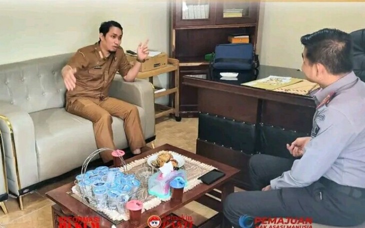 Karutan Pangkalan Brandan Lakukan Kunjungan Resmi ke Camat Babalan.