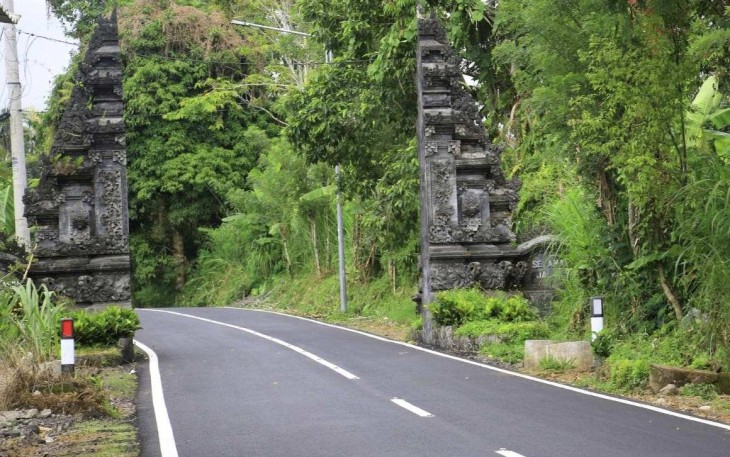 Ilustrasi jalan provinsi Bali