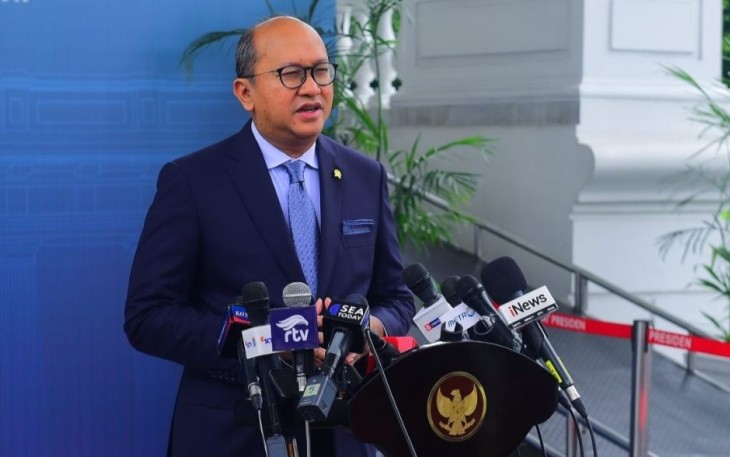 Menteri Investasi dan Hilirisasi/Kepala BKPM Rosan Roeslani menyampaikan keterangannya di Kompleks Istana Kepresidenan Jakarta, pada Selasa, 3 Desember 2024