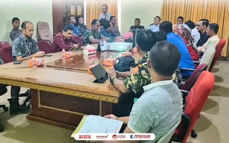 Tampak Karutan Hadiri Undangan Rapat.