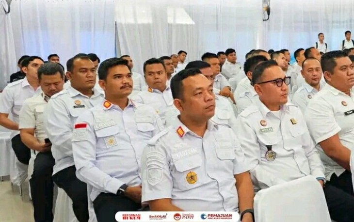 Karutan Pangkalan Brandan Hadiri Kunjungan Menteri Imigrasi dan Pemasyarakatan.