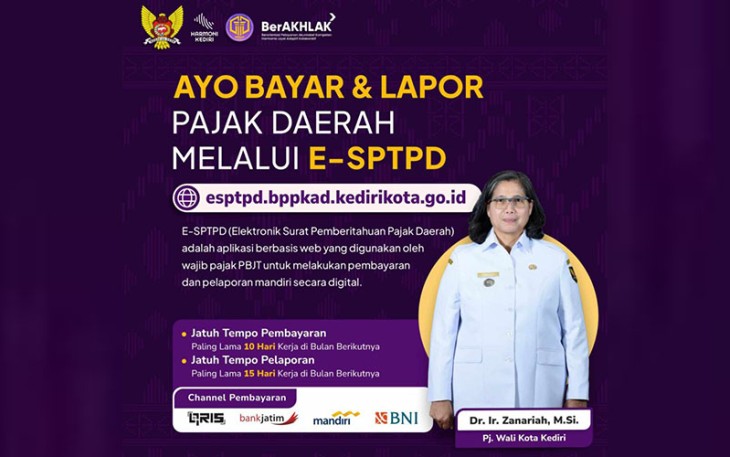 BPPKAD Kota Kediri Luncurkan Aplikasi E-SPTPD