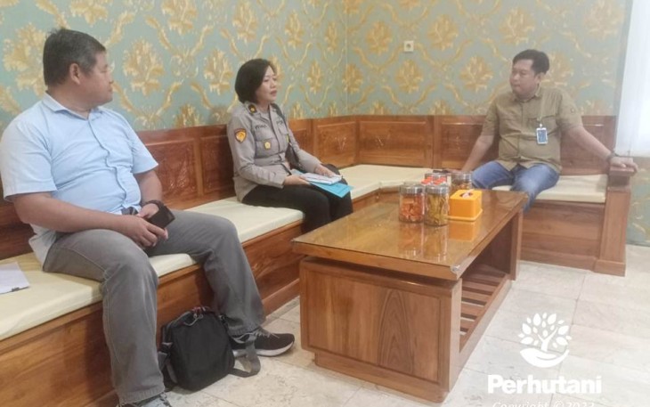 Konsolidasi Perhutani Blitar dengan Kepolisian Blitar