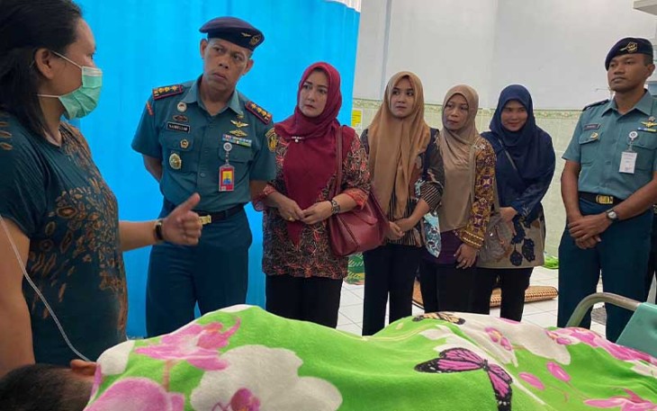 Danlanudal Sabang saat Laksanakan Kunjungan Sosial