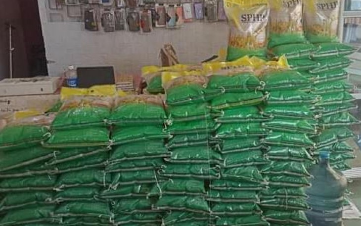 Foto Stok Beras 